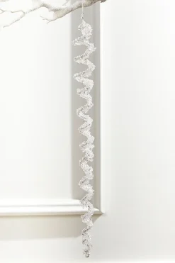 Decorator's Warehouse 16” Acrylic Icicle Large Ornament > Christmas Ornaments|White Christmas