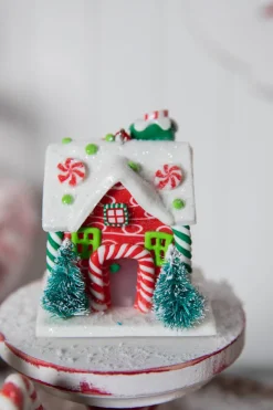 Decorator's Warehouse 3” Acrylic Light Up Gingerbread House Ornament > Christmas Ornaments|Christmas Decor