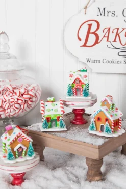 Decorator's Warehouse 3” Acrylic Light Up Gingerbread House Ornament > Christmas Ornaments|Christmas Decor