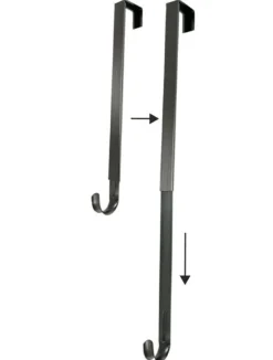 Decorator's Warehouse Adjustable Wreath Hanger - Nickel > Christmas Accents|Christmas Wreaths