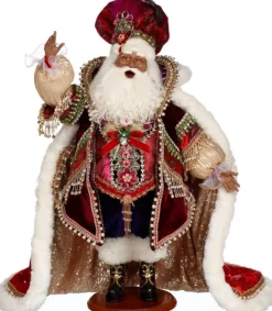 Decorator's Warehouse 23.5" African American Christmas Jewel Santa - Mark Roberts > Mark Roberts