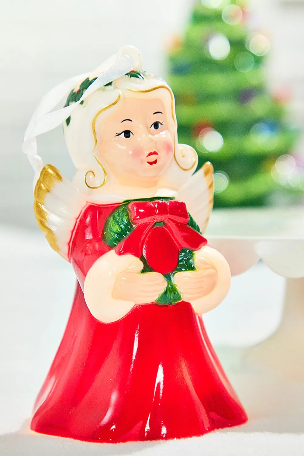 Decorator's Warehouse 6.5" Angel Shatterproof Recordable Ornament > Christmas Sale|Retro Brites
