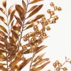 Decorator's Warehouse 30" Antique Gold Pepperberry Stem > Christmas Sprays|Christmas Decor