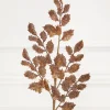 Decorator's Warehouse 22" Antique Gold Shimmer Holly > Winter Woodland|Christmas Decor