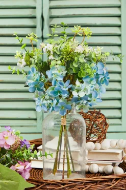 Decorator's Warehouse 14" Artificial Hydrangea/Berry Bush Spray > Easter Table Decor|Easter Decor