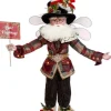 Decorator's Warehouse 21" Bah Humbug Fairy On Base - Mark Roberts > Mark Roberts
