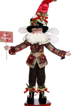 Decorator's Warehouse 21" Bah Humbug Fairy On Base - Mark Roberts > Mark Roberts