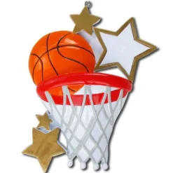 Decorator's Warehouse 4" Basketball Customizable Ornament > Christmas Ornaments|Christmas Decor