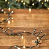 Decorator's Warehouse 20' Battery Operated Warm White (Green Cord) Compact Lights - 180LED > Twinkle Cluster Lights|Twinkle Cluster Lights