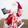Decorator's Warehouse 16” Bedtime Sitting Santa in Pajamas > Santas & Angels|Christmas Decor