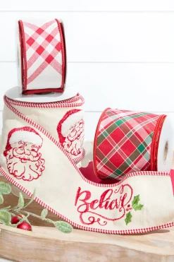 Decorator's Warehouse Believe Ribbon Mini Bundle > Christmas Ribbon|Christmas Decor