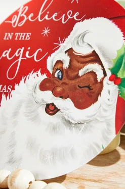 Decorator's Warehouse 8" "Believe" Santa Sign > Believe|Christmas Decor