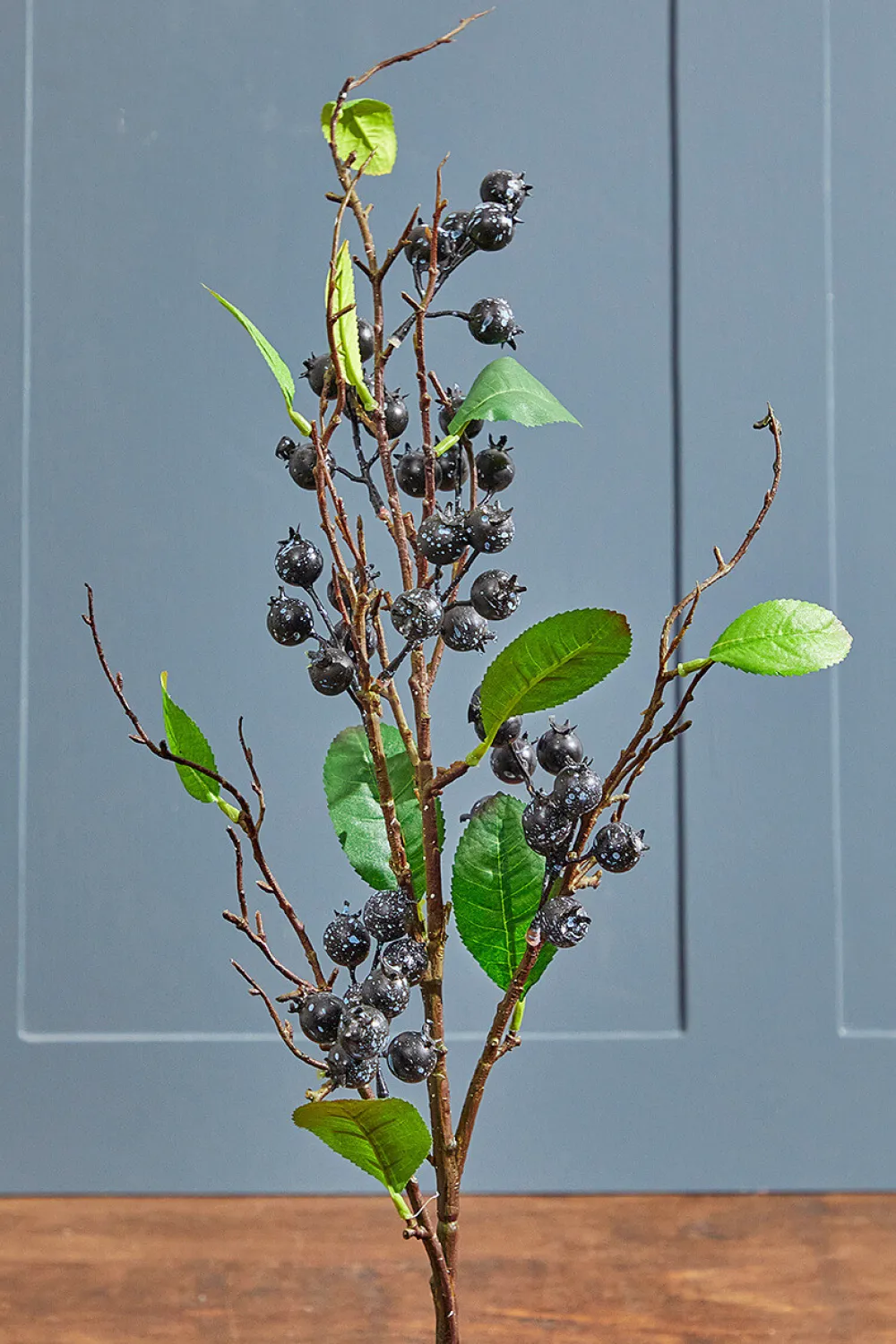 Decorator's Warehouse 32" Berry Branch Spray - Black > Christmas Decor