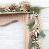 Decorator's Warehouse 6' Berry/Pinecone/Cedar Garland - Champagne > Christmas Decor|Natural Elegance
