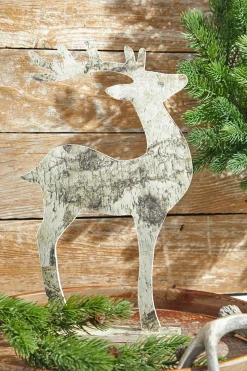 Decorator's Warehouse Birch Paper Upright Deer > Winter Woodland|Christmas Accents