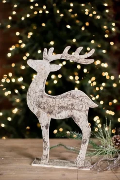 Decorator's Warehouse Birch Paper Upright Deer > Winter Woodland|Christmas Accents