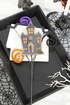 Decorator's Warehouse Black and Orange Haunted Mansion Spray > Halloween|Halloween