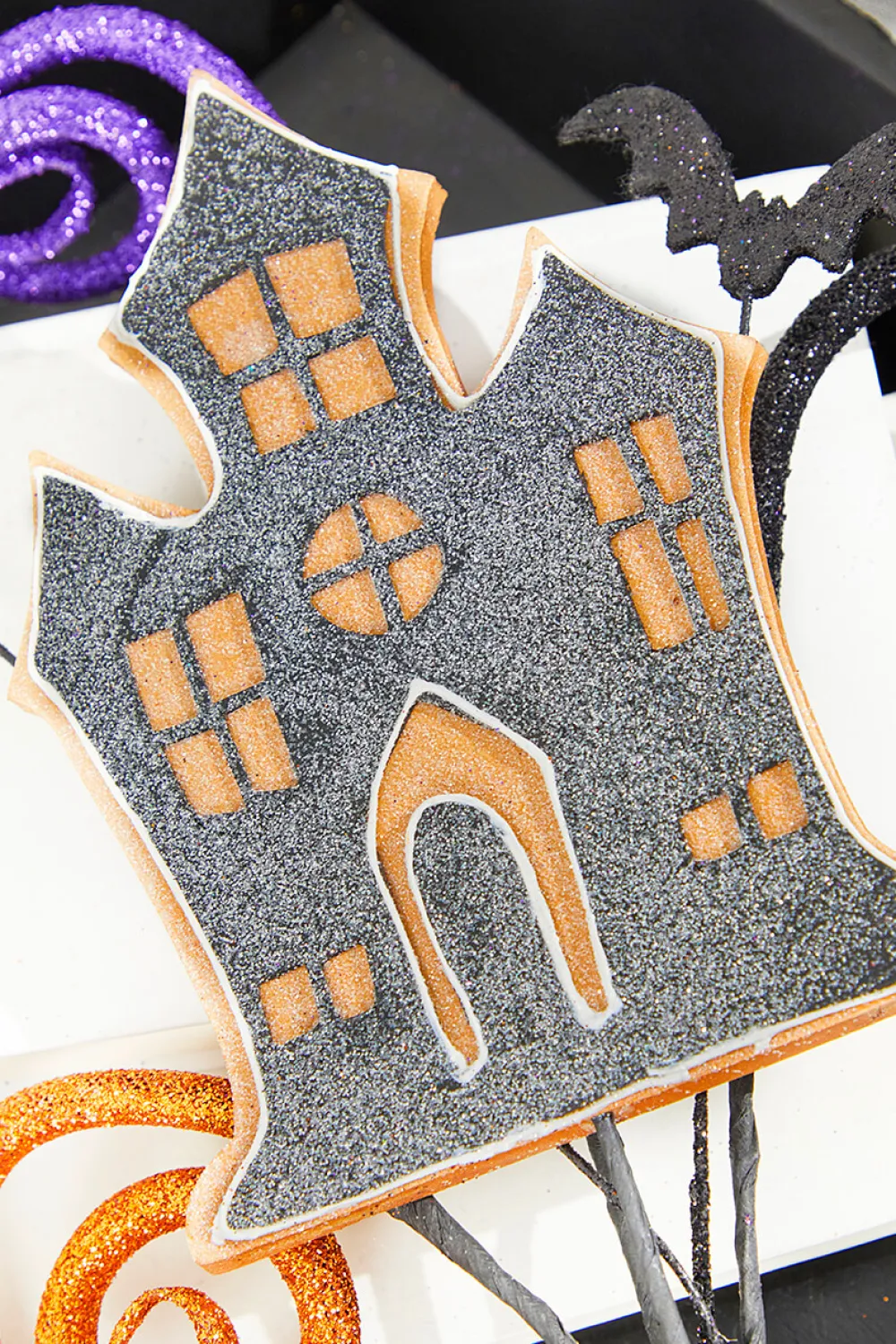 Decorator's Warehouse Black and Orange Haunted Mansion Spray > Halloween|Halloween