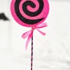 Decorator's Warehouse 17" Black and Pink Lollipop Pick > Halloween|Halloween