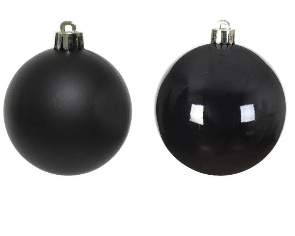 Decorator's Warehouse Black Assorted 8cm Shatterproof - Set of 6 > Boxed Sets|Nutcracker