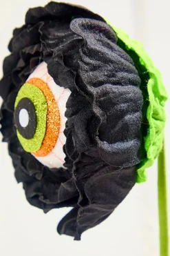 Decorator's Warehouse 22" Black Eye Ball Flower Stem > Halloween|Halloween