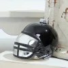 Decorator's Warehouse 3.5" Black Glass Football Helmet Ornament > Christmas Ornaments|Christmas Ornaments