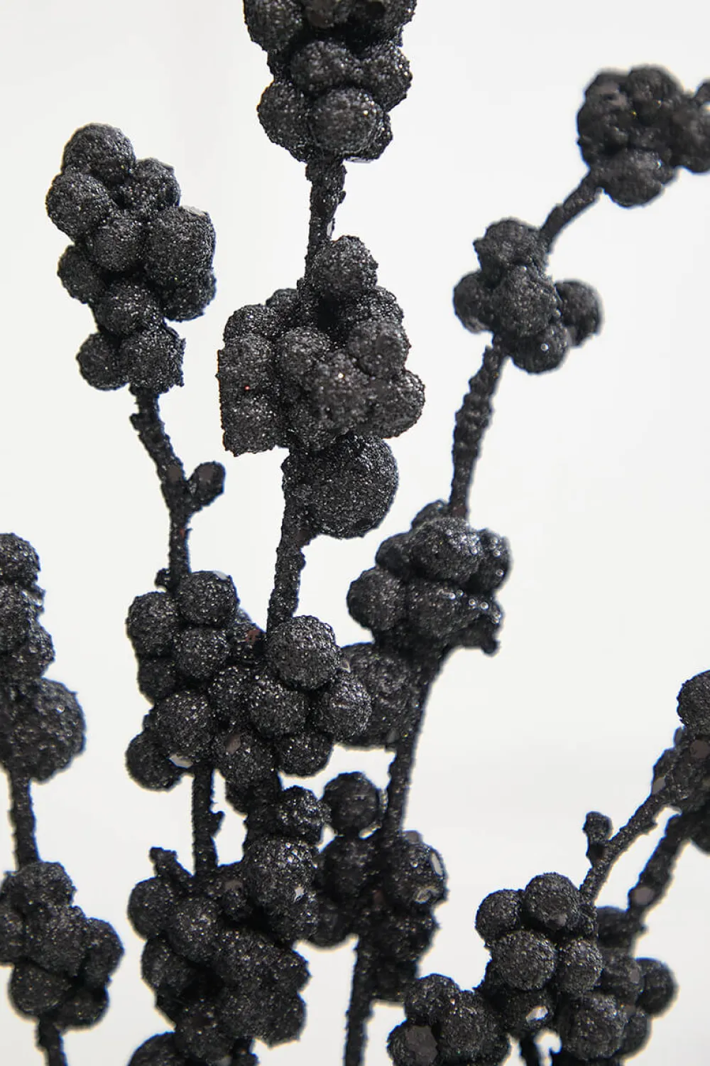 Decorator's Warehouse 26" Black Glitter Berries Spray > Nutcracker|Christmas Sprays
