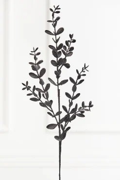 Decorator's Warehouse 30" Black Glitter Eucalyptus Spray > Fall Decor|Christmas Sprays