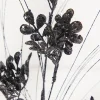 Decorator's Warehouse 27" Black Glitter/Sequin Boxwood/Grass Spray > Halloween|Halloween