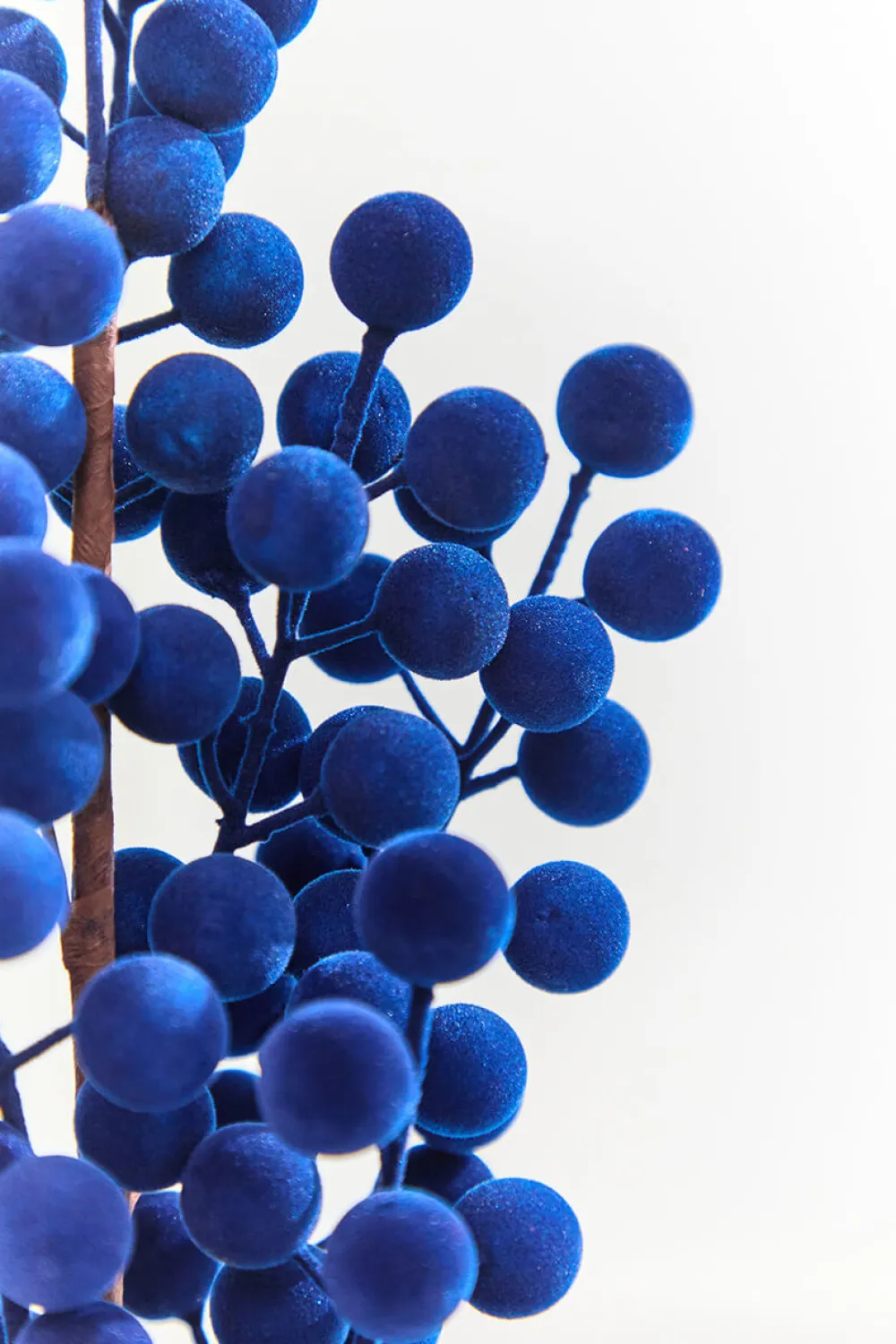 Decorator's Warehouse 33" Blue Flocked Berry Spray > Nutcracker|2026 New Additions