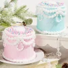 Decorator's Warehouse 5” Blue Pastel Candy Decorated Cake Ornament > Christmas Ornaments|Santa'S Sweet Shoppe