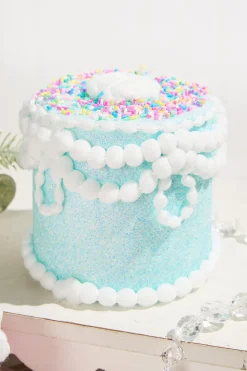 Decorator's Warehouse 5” Blue Pastel Candy Decorated Cake Ornament > Christmas Ornaments|Santa'S Sweet Shoppe