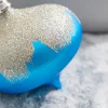 Decorator's Warehouse 5" Blue Silver Onion Ornament > Christmas Decor|Retro Brites