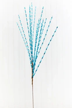 Decorator's Warehouse 32" Blue Twisted Grass Spray > Christmas Sale|Christmas Sprays