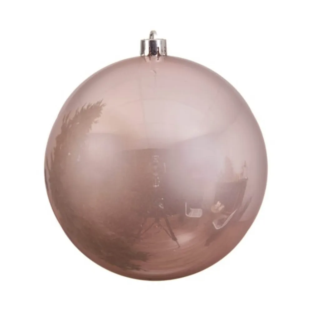 Decorator's Warehouse 5.5" Blush Pink Shatterproof Ornament > Small Shatterproof (Under 6")|Christmas Decor
