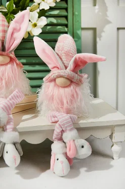 Decorator's Warehouse 20” B/O Lighted Easter Bunny Gnome Shelf Sitter > Easter Decor|Easter Decor