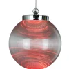 Decorator's Warehouse 10" Borealis Ball Lighted LED - Red > Christmas Sale|Indoor Lighting