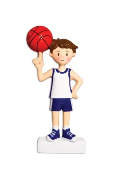 Decorator's Warehouse 4" Boy Basketball Player Customizable Ornament > Christmas Ornaments|Christmas Decor