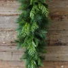 Decorator's Warehouse 29" Bristle Pine With Natural Touch Evergreen Teardrop > Natural Greenery|Christmas Teardrops