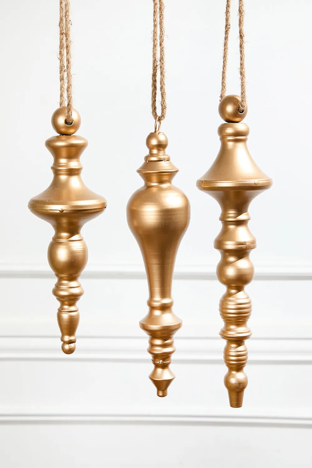 Decorator's Warehouse - Bronze Metal Finial Ornaments > Christmas Decor|Christmas Ornaments