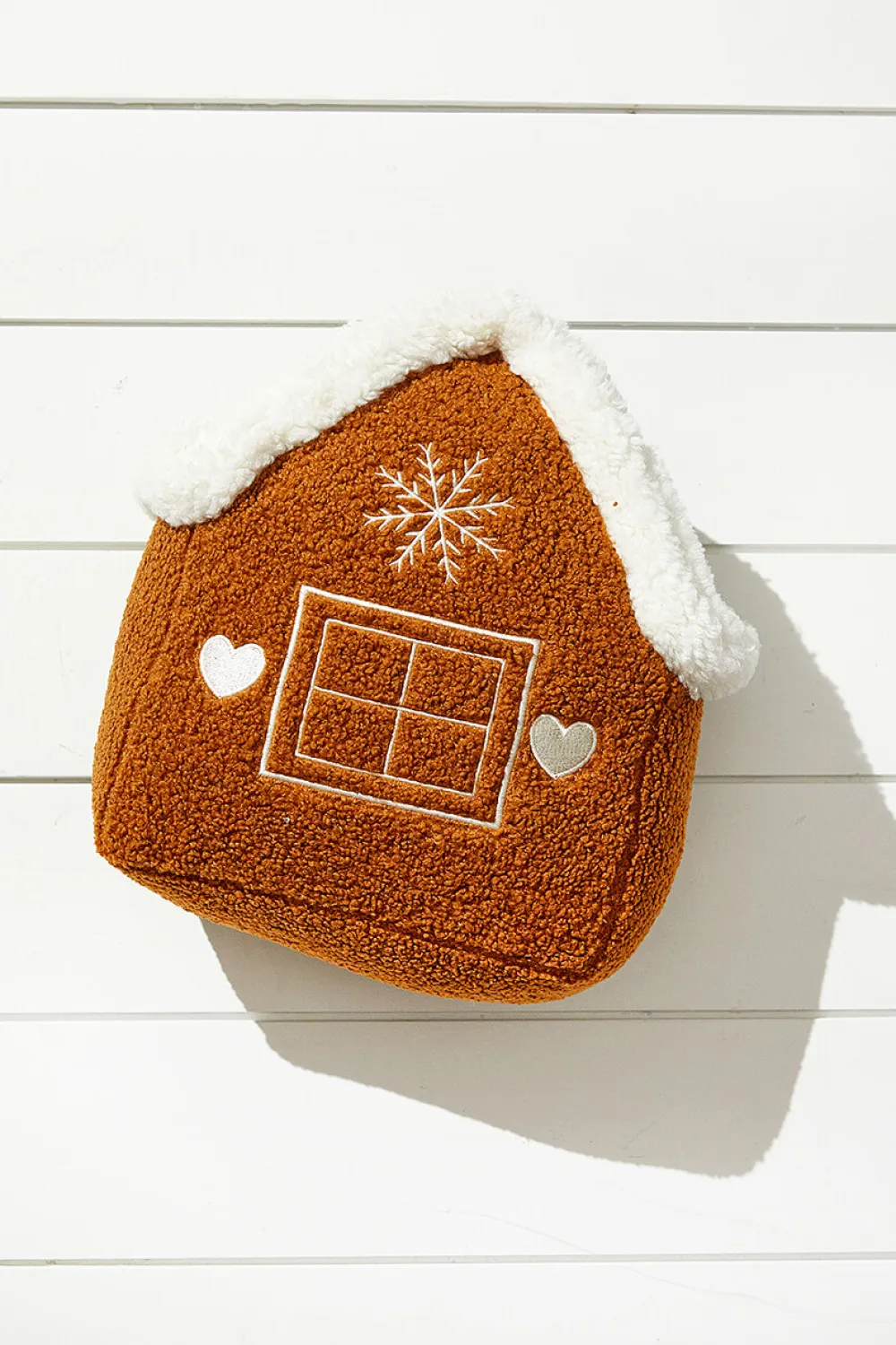 Decorator's Warehouse Brown Gingerbread House Pillow > Christmas Decor|Christmas Textiles
