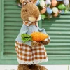 Decorator's Warehouse 19" Brown Gingham Easter Bunny > Easter Decor|Easter Decor