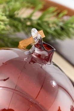 Decorator's Warehouse 6" Brown Glass Blown Ornament > Fall Decor|Christmas Decor