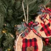 Decorator's Warehouse 6” Buffalo Plaid Animal Ornament > Sale|Christmas Sale