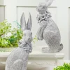 Decorator's Warehouse 13" Bunny Resin Figure > Easter Table Decor|Easter Decor