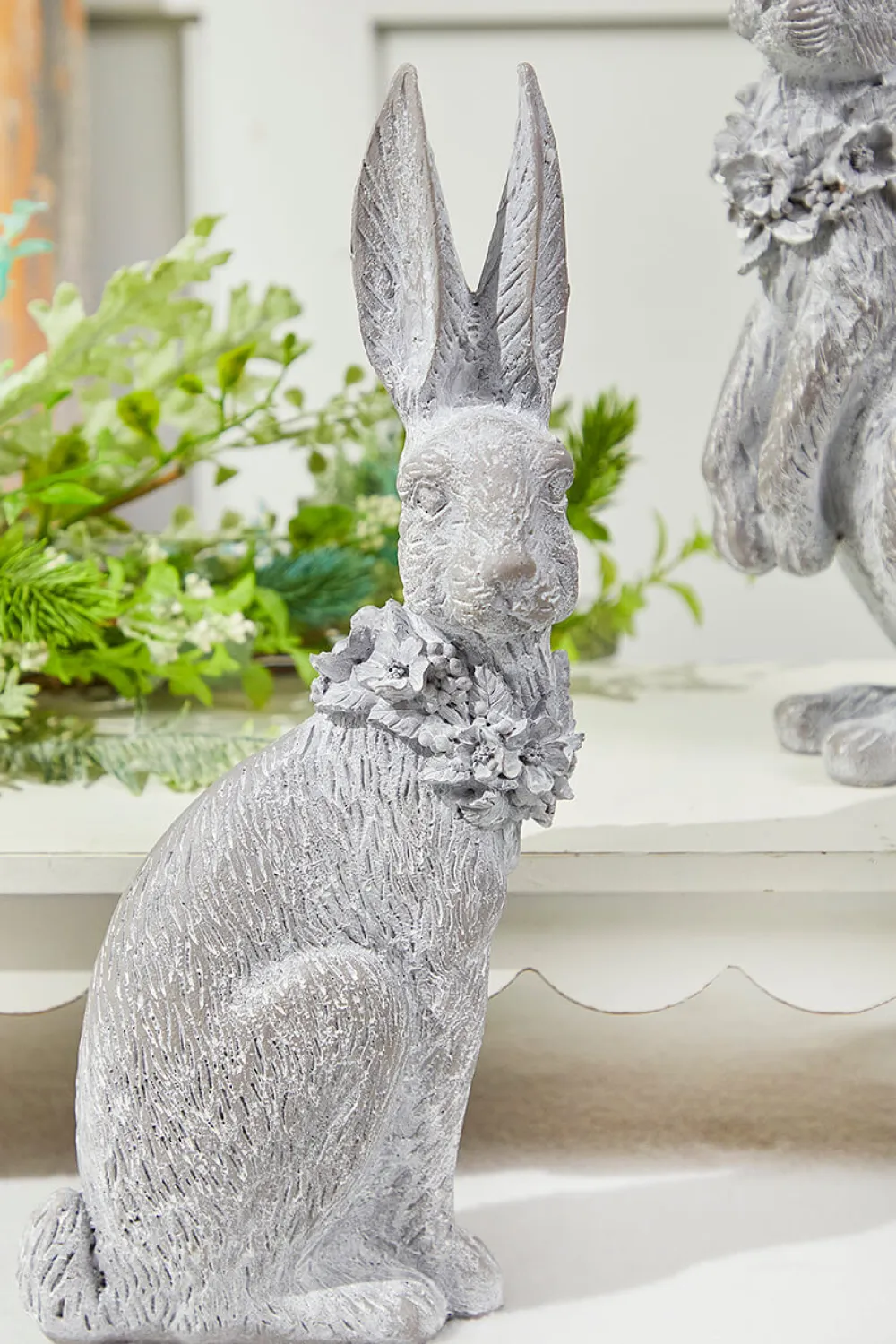 Decorator's Warehouse 13" Bunny Resin Figure > Easter Table Decor|Easter Decor
