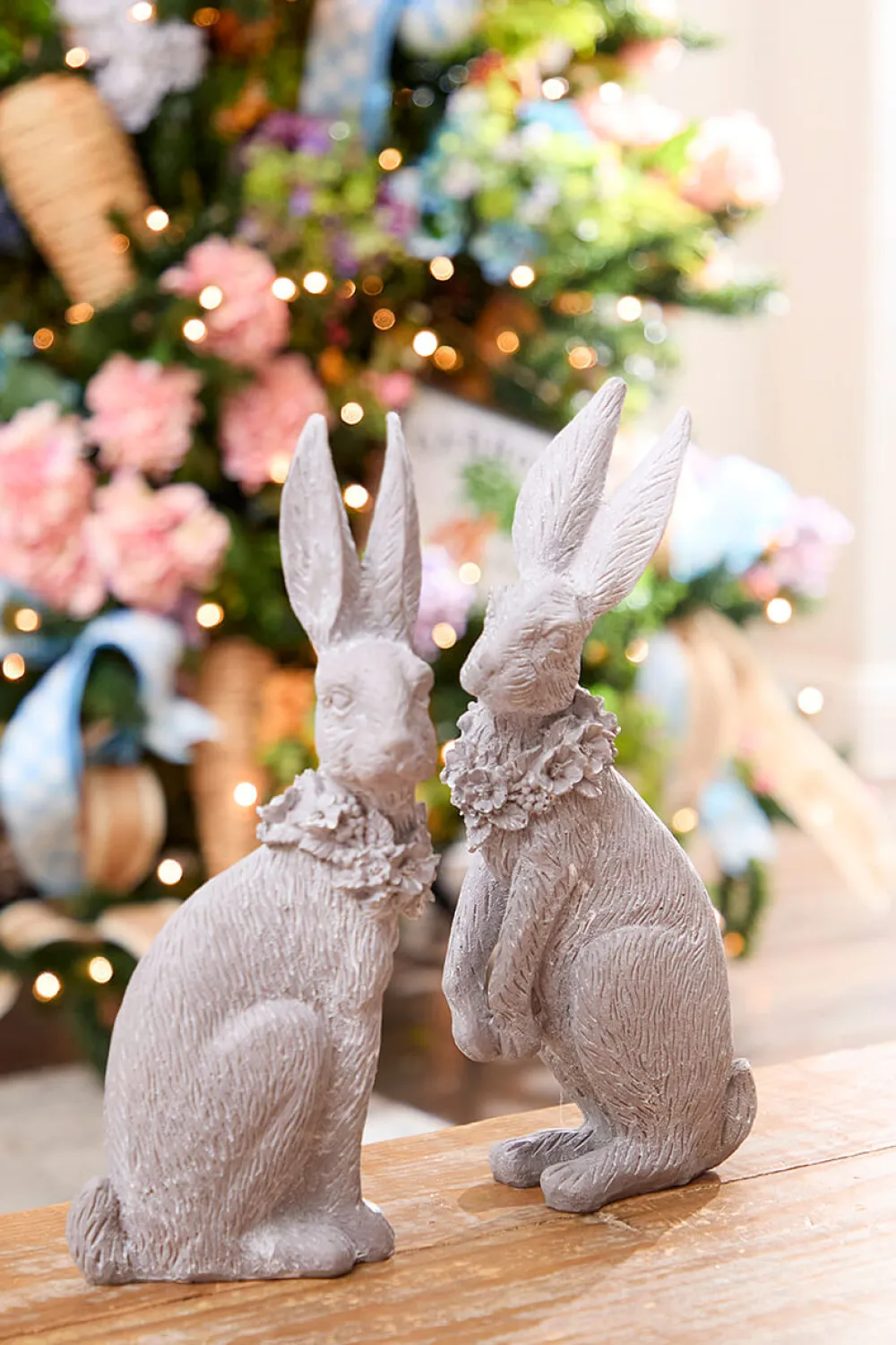 Decorator's Warehouse 13" Bunny Resin Figure > Easter Table Decor|Easter Decor