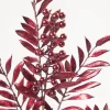 Decorator's Warehouse 30" Burgundy Metallic Pepperberry Stem > Jewel Tones|Christmas Sprays