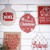 Decorator's Warehouse Burlap Ornament Wall Hangings > Farmhouse|Christmas Decor