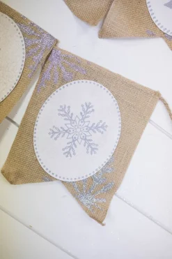 Decorator's Warehouse Burlap Winter Wishes Banner - Set of 2 > Christmas Sale